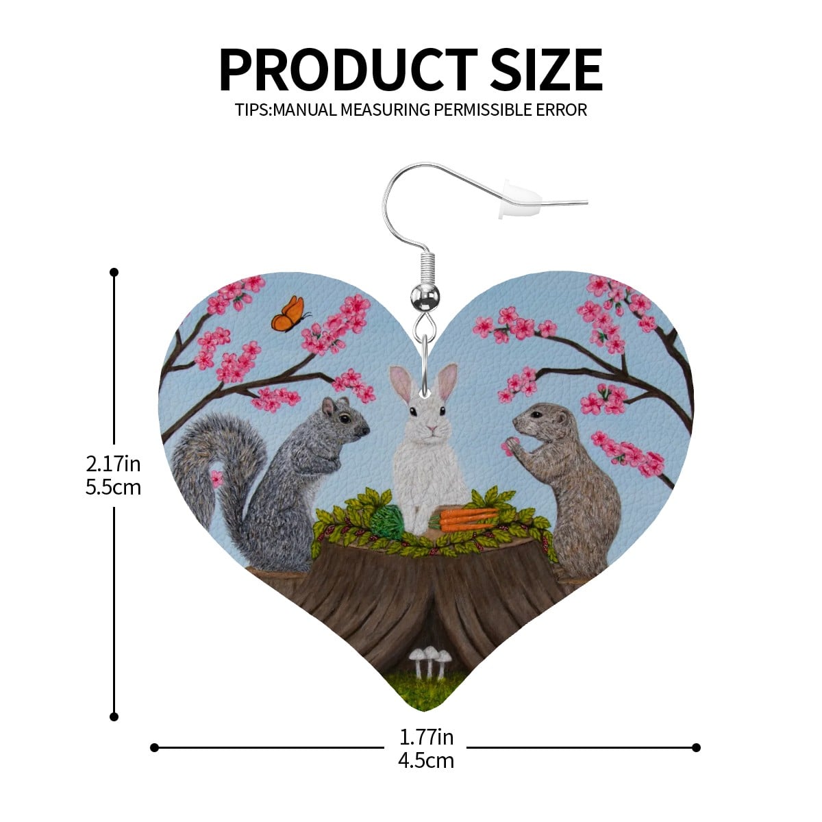 Garden Gathering – Lightweight Art Earrings – by Roberta Pacino