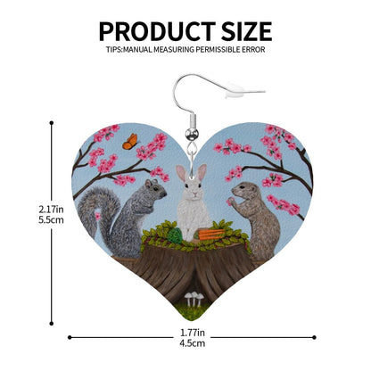 Garden Gathering – Lightweight Art Earrings – by Roberta Pacino