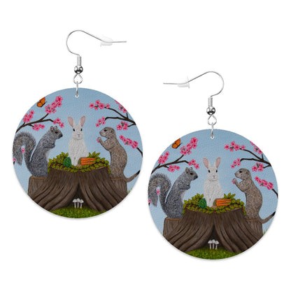 Garden Gathering – Lightweight Art Earrings – by Roberta Pacino