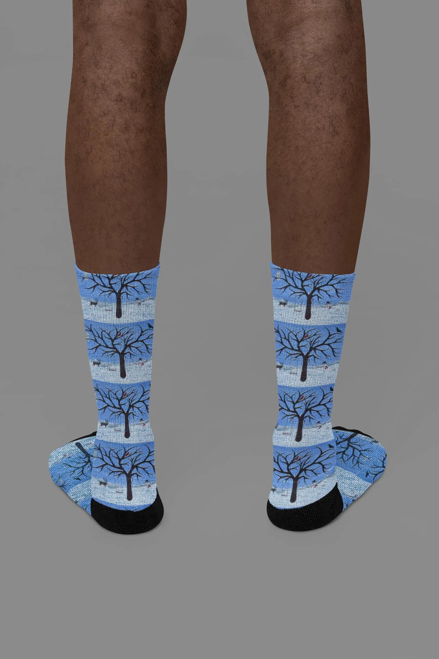 Pure Presence Socks – Winter Landscape Art by Roberta Pacino