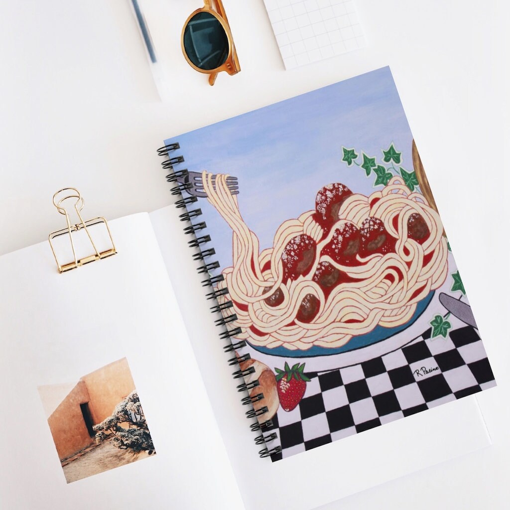 Italian Food Spiral Notebook – Sicilian Comfort by Roberta Pacino