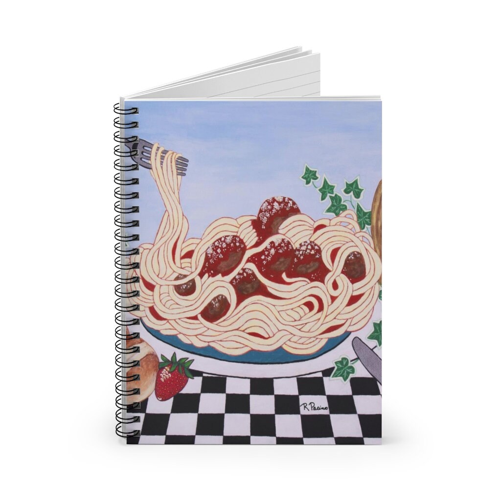 Italian Food Spiral Notebook – Sicilian Comfort by Roberta Pacino