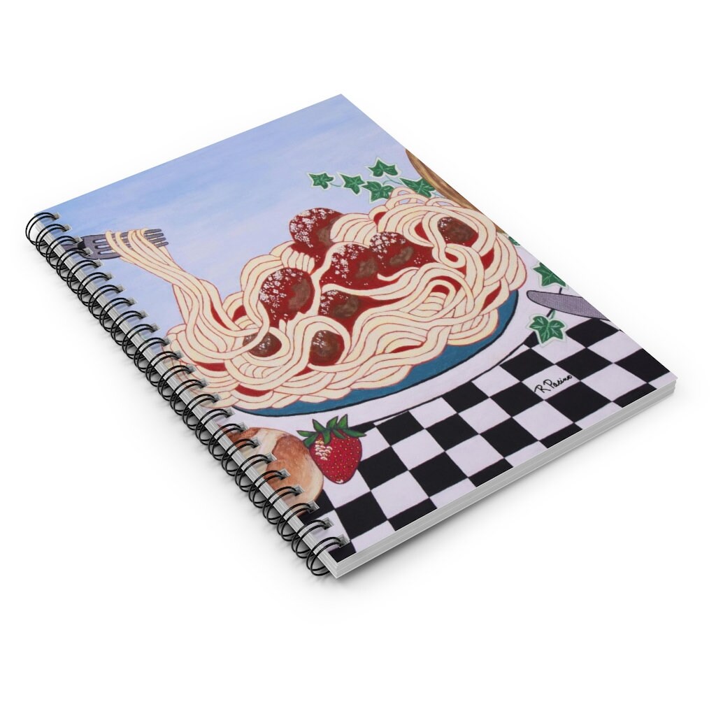 Italian Food Spiral Notebook – Sicilian Comfort by Roberta Pacino