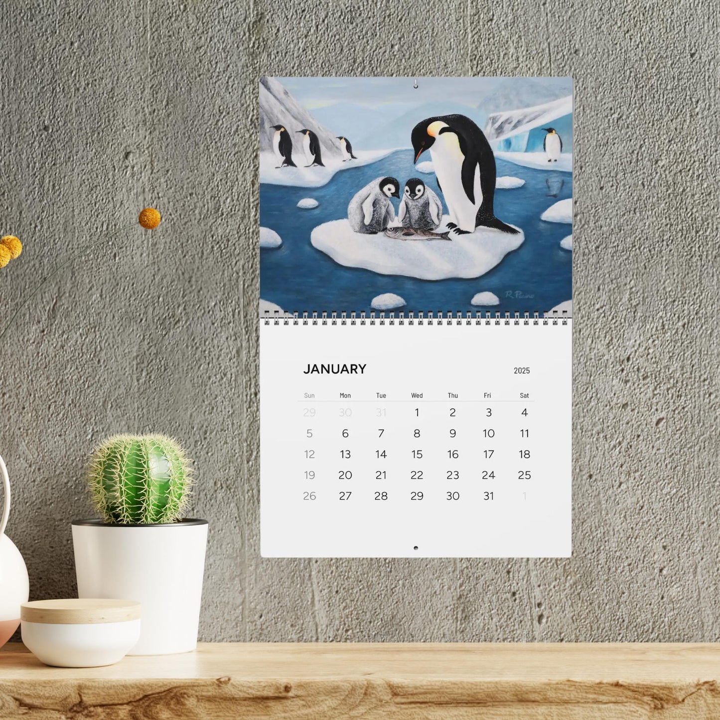 2025 Art Calendar – Whimsical & Vibrant Artwork by Roberta Pacino