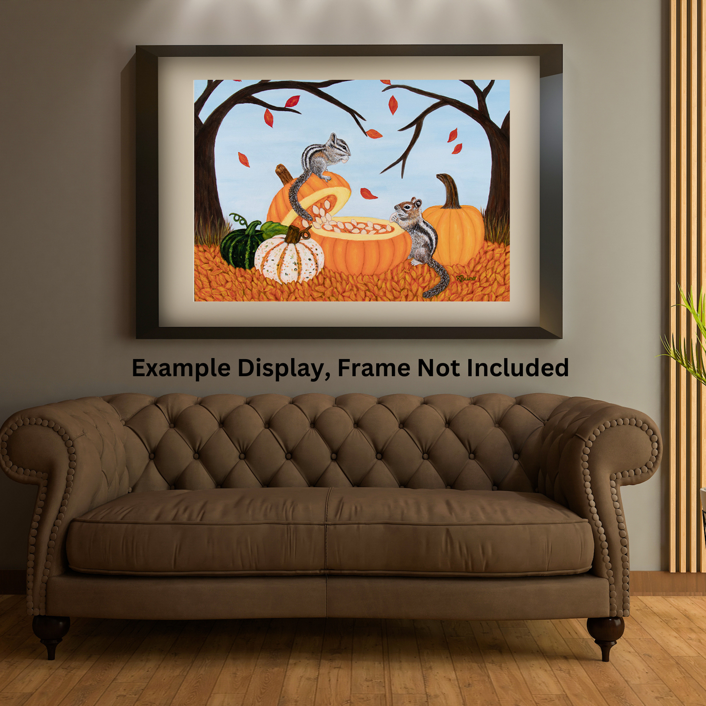 Pumpkin Patch Pals – Whimsical Autumn Animal Art by Roberta Pacino