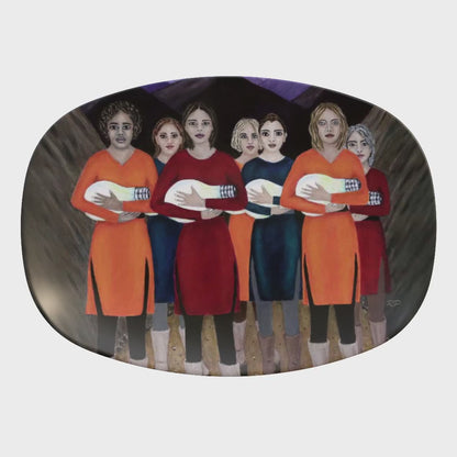 The Dawning – Serving Platter, Original Art by Roberta Pacino