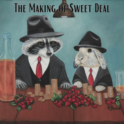 Sweet Deal – Dinner Plate, Original Art by Roberta Pacino