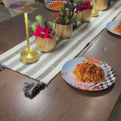 Sicilian Comfort – Dinner Plate, Original Art by Roberta Pacino