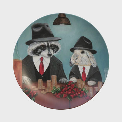 Sweet Deal – Dinner Plate, Original Art by Roberta Pacino