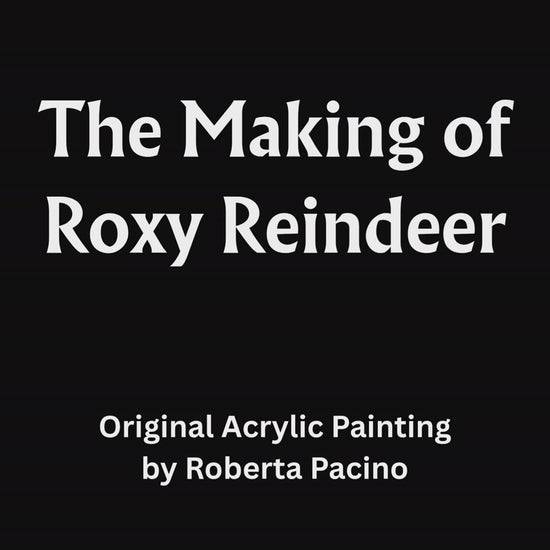 Reindeer reference video used in the creation of Roxy Reindeer by Roberta Pacino
