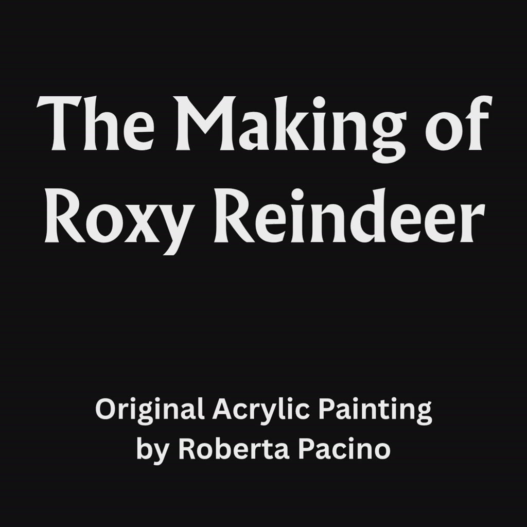 Reindeer reference video used in the creation of Roxy Reindeer by Roberta Pacino